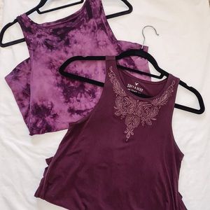 ❌SOLD❌American Eagle Purple Halter Neck Soft Sexy Bundle